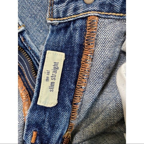 COPY - Abercrombie | Youth Slim Straight Distressed Jeans, Size 16 - Picture 9 of 11